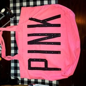 Pink Victoria Secret tote